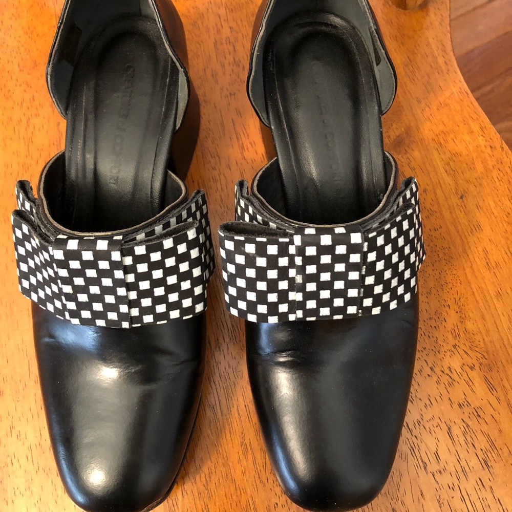 Creatures of Comfort Italian leather shoes w/bow